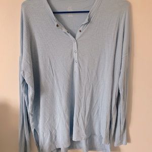 light blue long sleeve